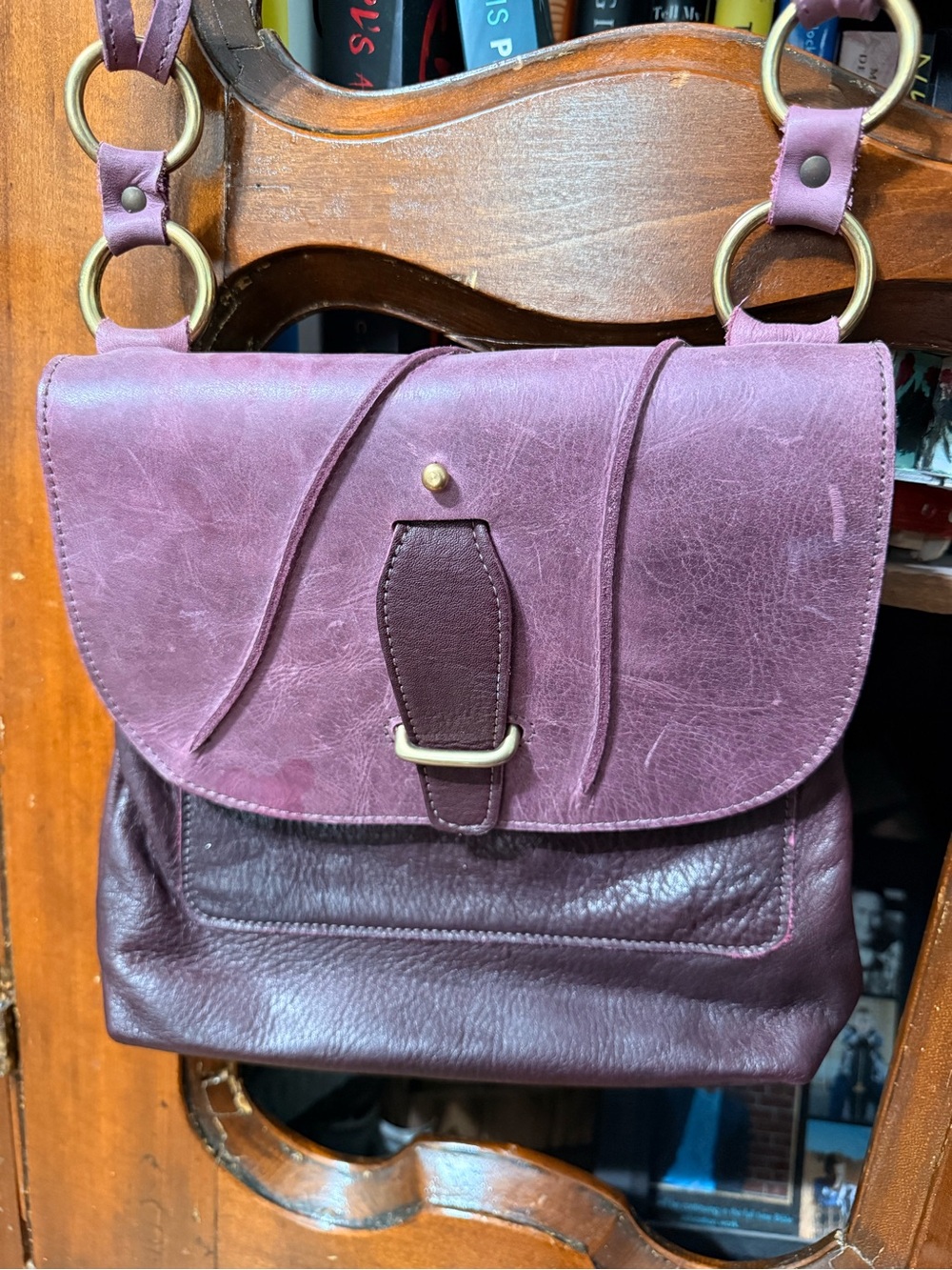 JMB Canada Purple Leather Crossbody Bag GORGEOUS, QUALITY BAG!!!